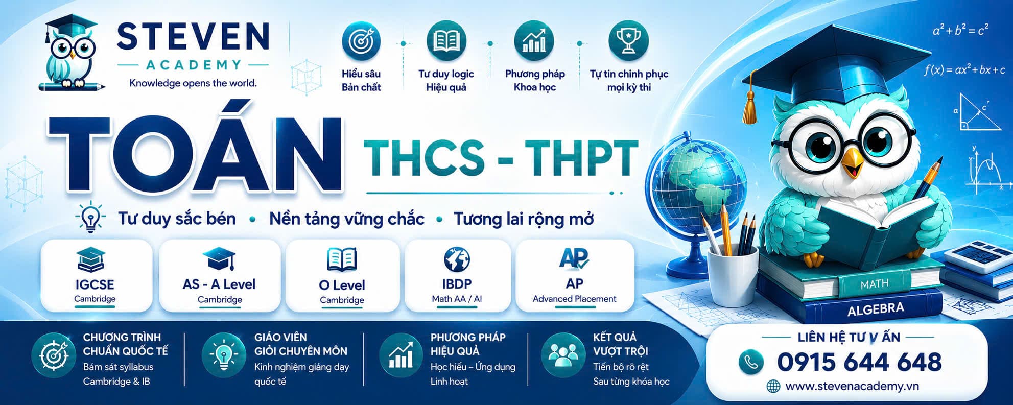 Banner chính của Landing Page