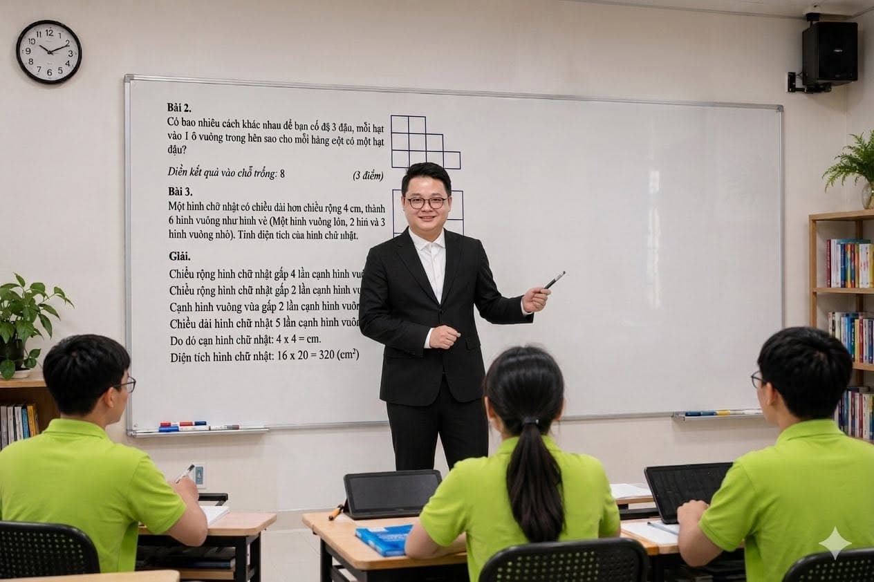 Không gian trung tâm Toán Tiếng Anh